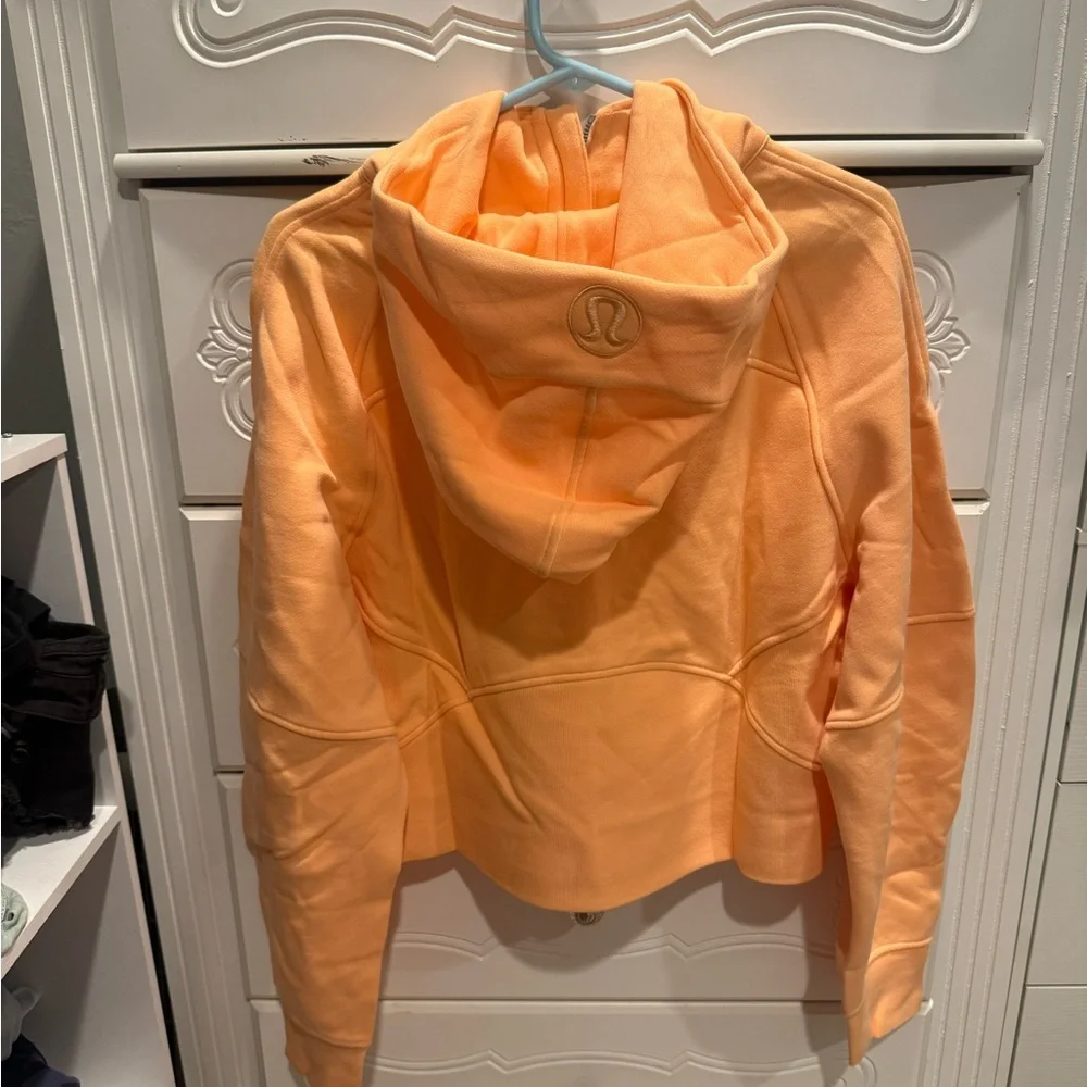 Lululemon Athletica x peloton Orange/peachy hoodie. NWT - Picture 2 of 6